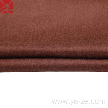 Popular fleece woven woolen wool fabric for overcoat